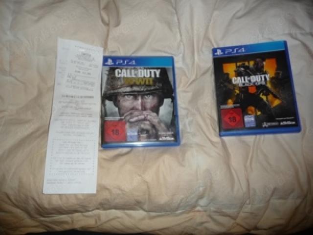 3 super Spiele, 2x PS 4 Call of Duty WW2 + Black OPS + 1x PC Call of Duty, Modern Warfare 2, Top ! - 1